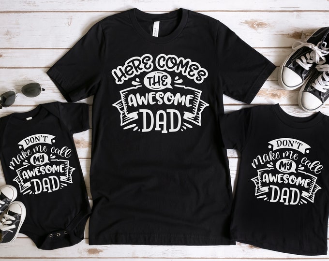 Funny Dad Shirt, Daddy t-shirt, Shirt for Dad, Father's Day tee, Funny gift for dad, Daddy's Little Buddy Shirt, Daddy and Mini Me Shirt