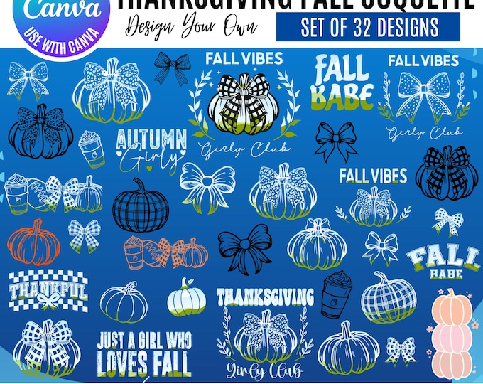 Canva Thanksgiving bundle, Canva Fall Designs, Fall Thanksgiving Canva templates, Thanksgiving Canva designs, Fall Canva Thanksgiving frame