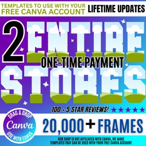 20,000+ Canva Frames MEGA Bundle: All Access (Digital Download)