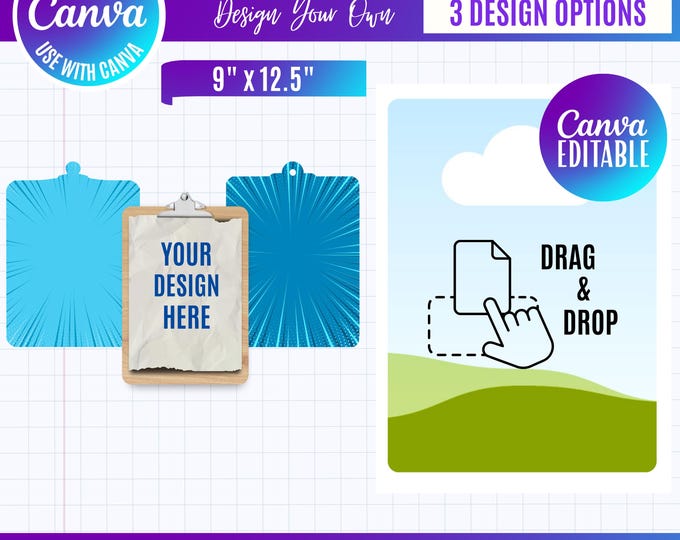 Canva Clipboard Template Bundle, Clipboard Design bundle, clipboard mockups, Digital Product, Instant Download, Small Business Branding Kit