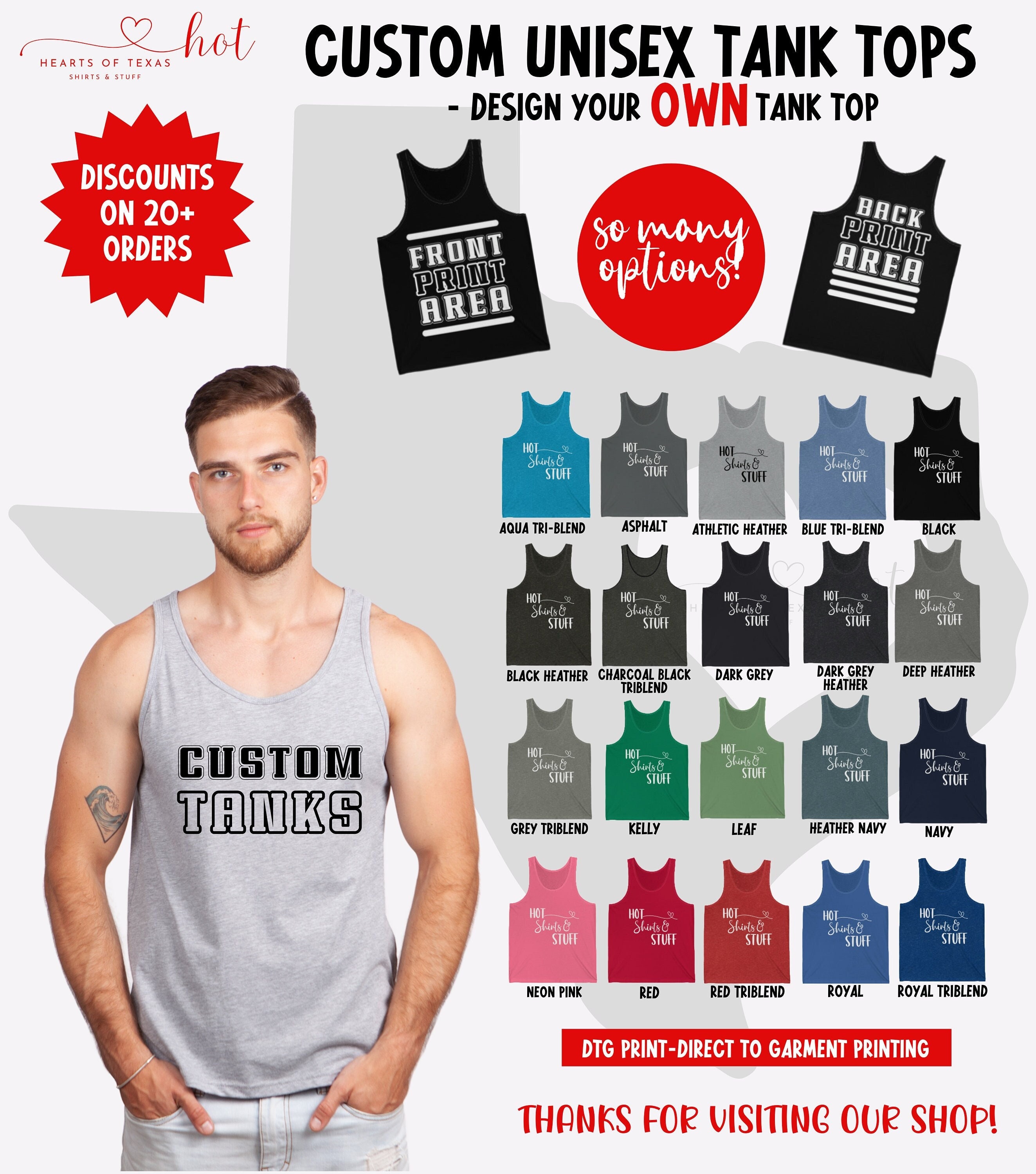 Cotton Addict Mens Mesh Contrast Hem Tank Top Vest Top