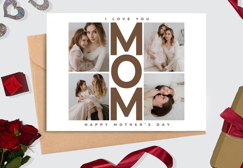 Mother’s Day Canva Photo Bundle, Editable Mom Photo Template ...