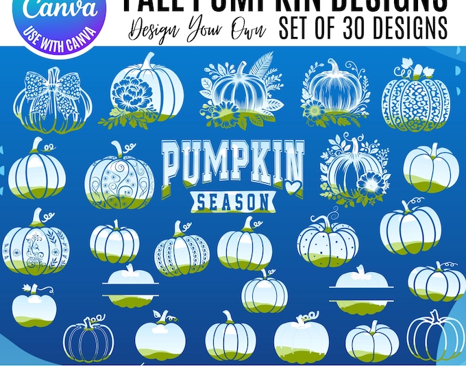 Canva Fall Pumpkins, Canva Autumn frames, Canva Pumpkin templates, Fall Canva pumpkins, Canva Fall designs,Fall Canva Graphics, pumpkin clip