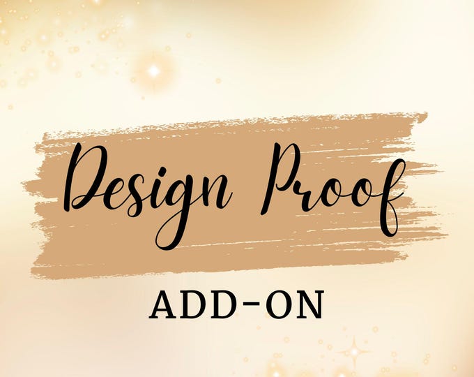 Design Proof Add-On