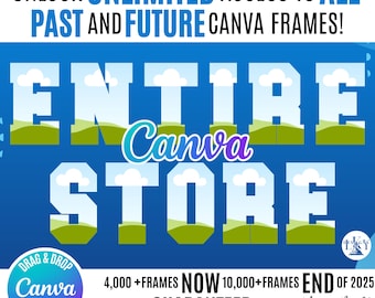 7500+ Canva Frames Mega Bundle: All Access, Commercial Use (Digital Download)