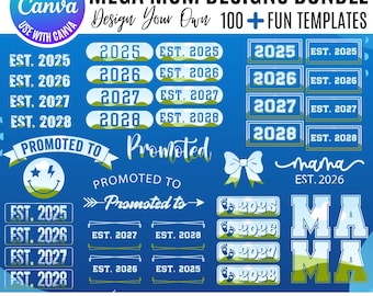 Mama Canva Frame Bundle: Drag & Drop Mom Designs (Digital Download)