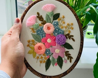 15x15 cm Embroidery set Meisje met Paraplu 50 6 x6 approx 15x15 cm Embroidery set Meisje met Paraplu 50 6 x6 approx