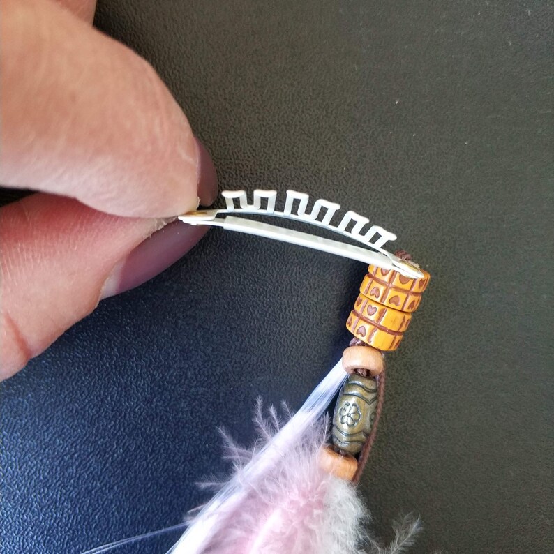 Feather hair clip Indian hair accessories Boho hair feathers Bridal hair accessories Feather hair extension clip