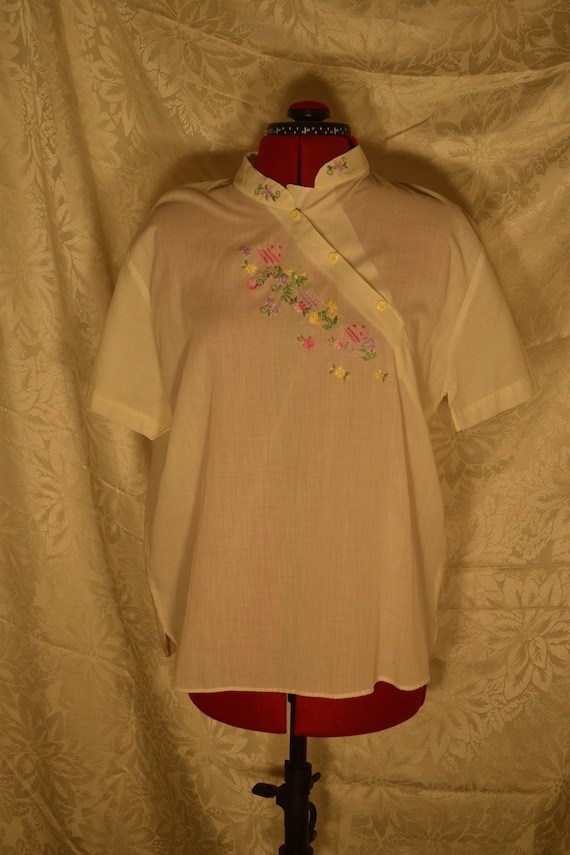 1940s cotton blouse