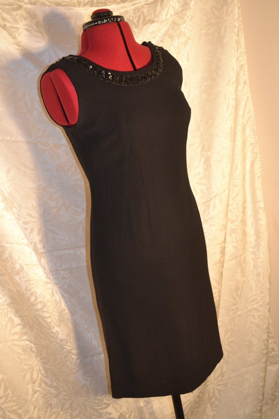 1940s rayon cocktail dress - image 1