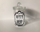 Witch Herb Jar Weed Holder Stash Holder Stash Jar Weed Jar Pot Jar Pot Holder Witches Herb