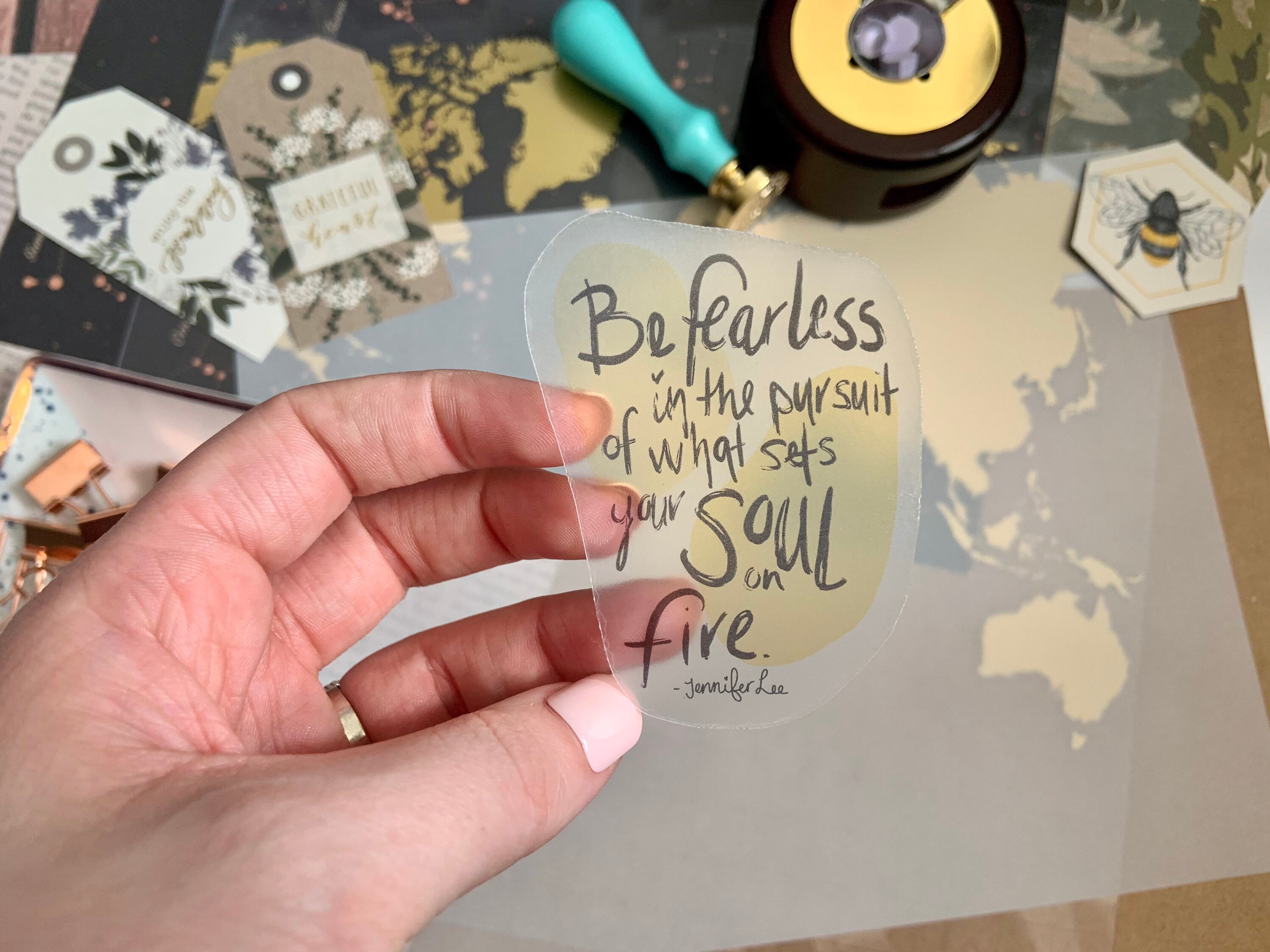 Cute Quote Journal Sticker Etsy