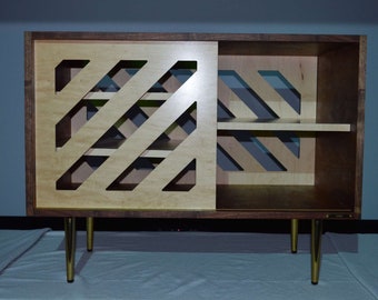 Mid century modern media console