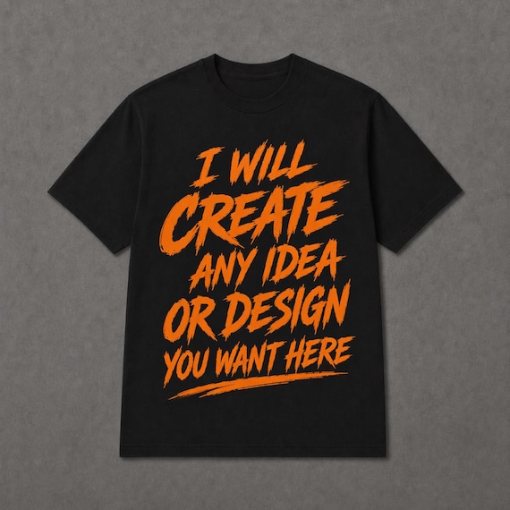 Custom Graphic Tee – Personalized Design, Any Text or Photo (Print on Demand)