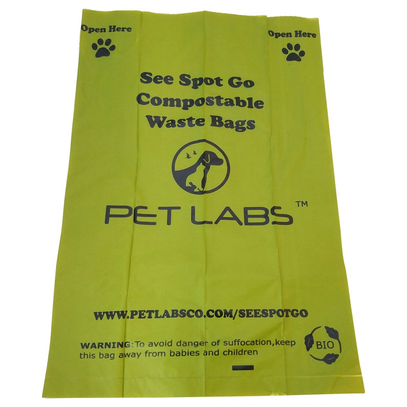 See Spot Go Biodegradable Dog Poop Bags 120 Environmentally Etsy