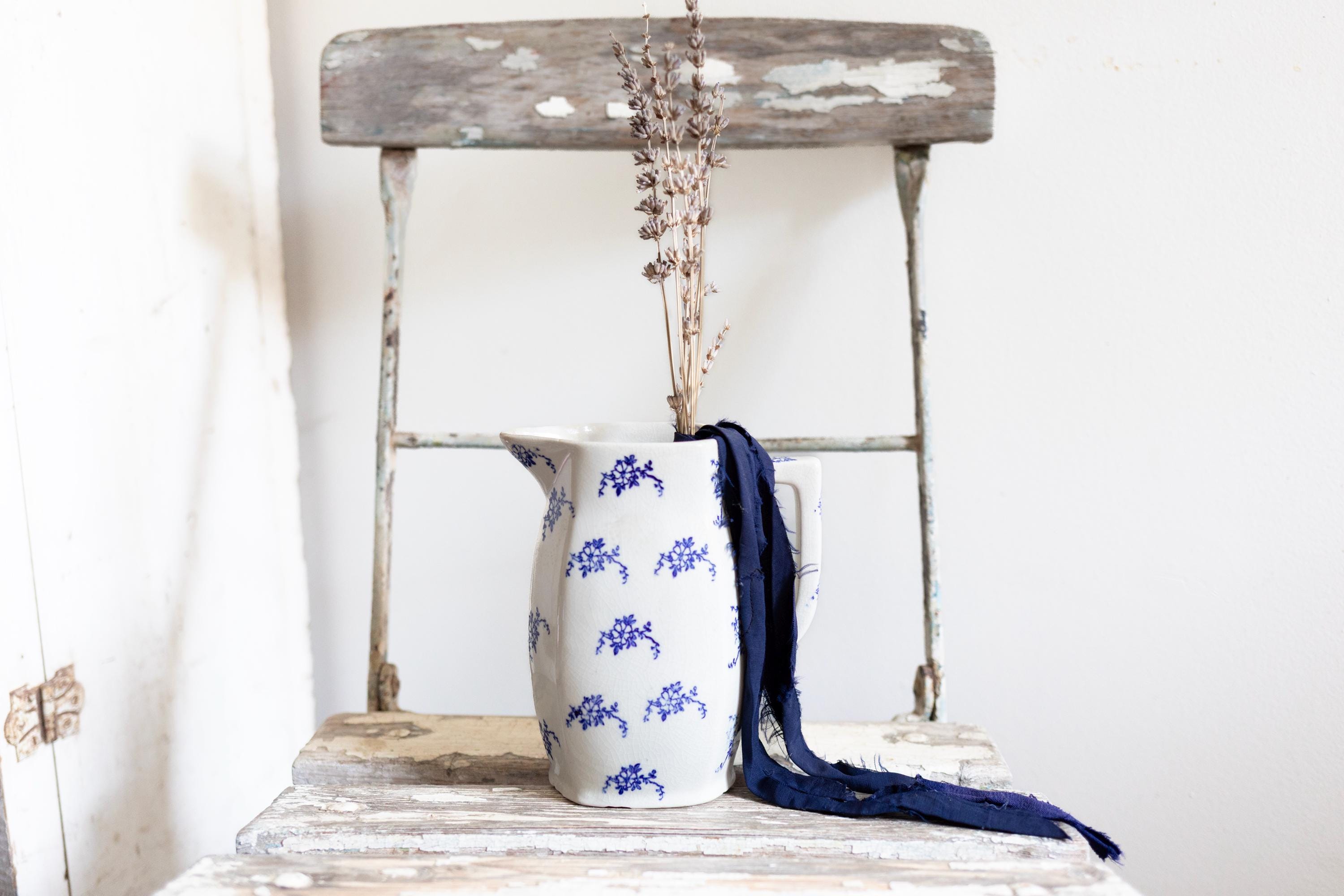 Antique Milk Pitcher - Etsy