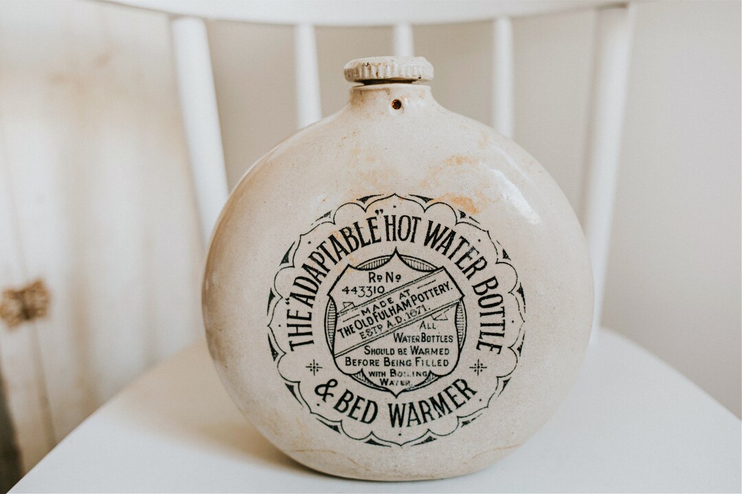 RARE GENUINE Large Antique Adaptable Hot Water Bottle and Etsy