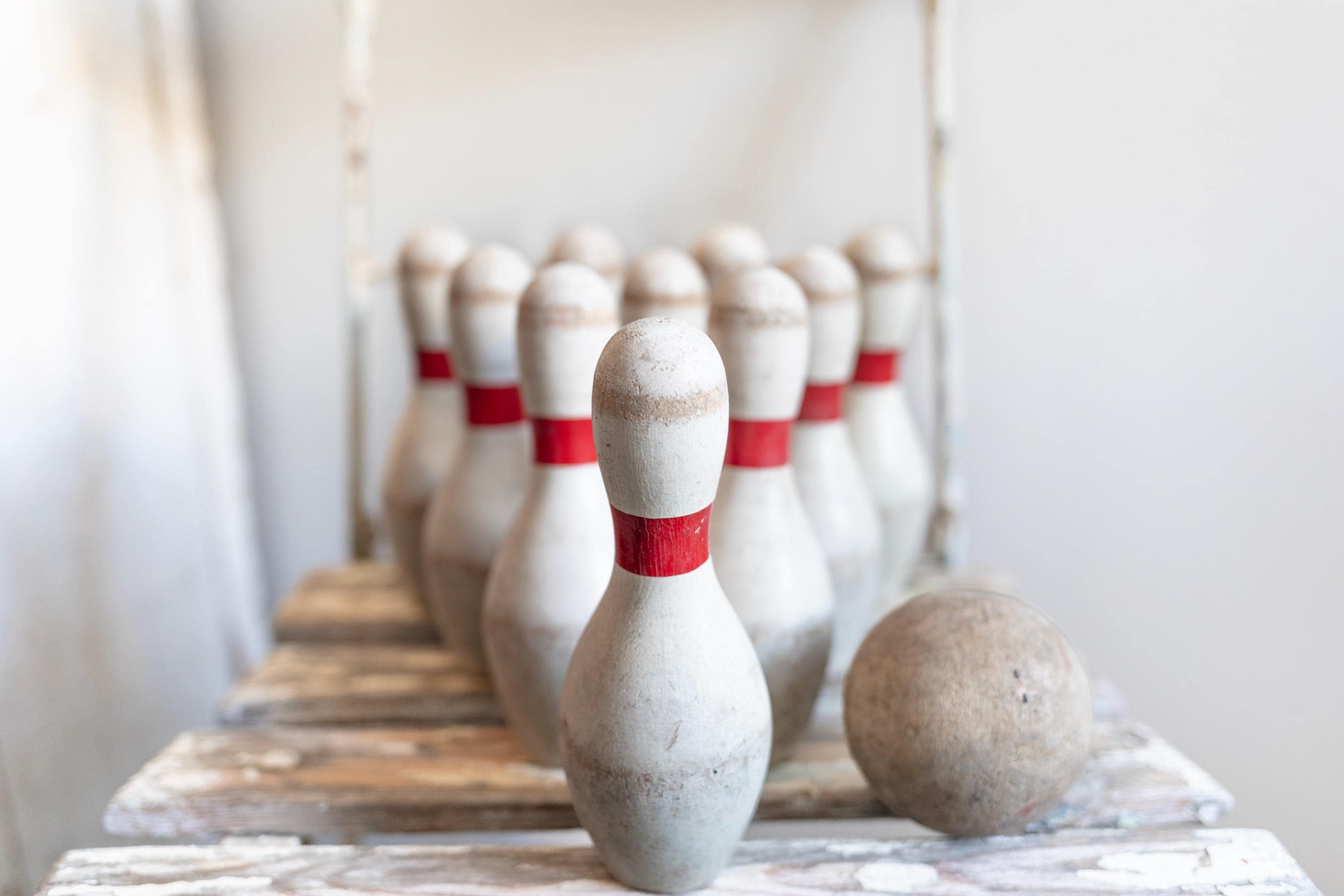 Antique Wooden Bowling Ball - Etsy
