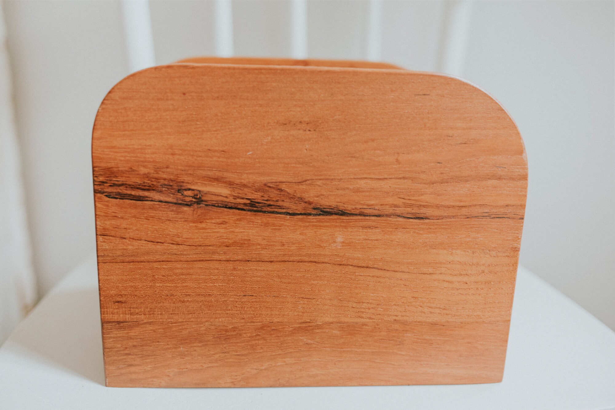 Vintage Teak Tambour Roll Top Recipe Box Wood Storage Box Etsy