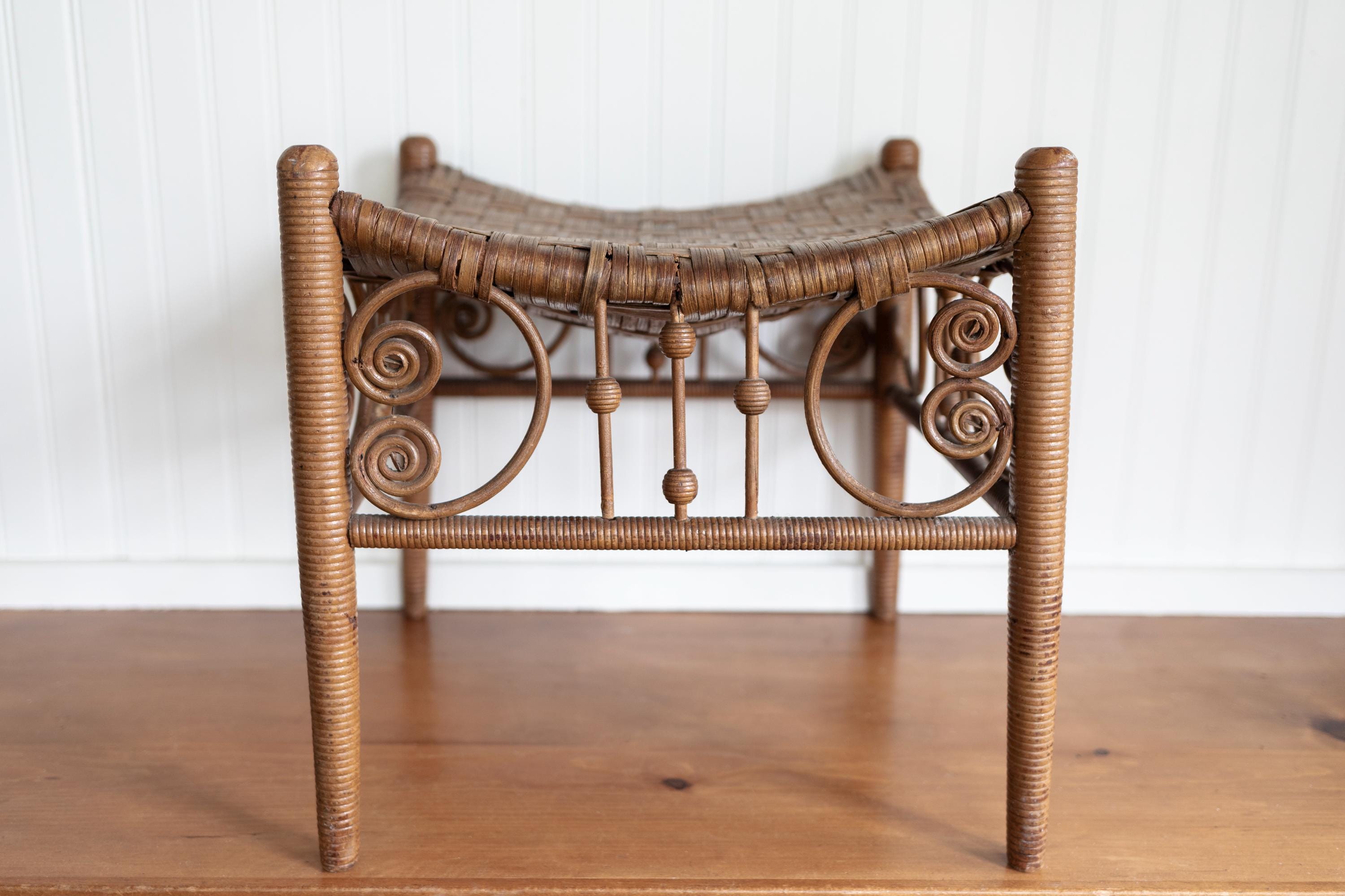 RARE Antique American Thebes Stool From Heywood Brothers Wakefield ...