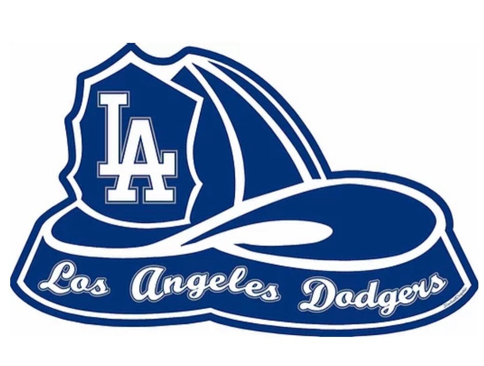 Los Angeles Dodgers Fire Helmet Decal 