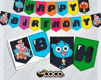 the amazing world of gumball plush party city