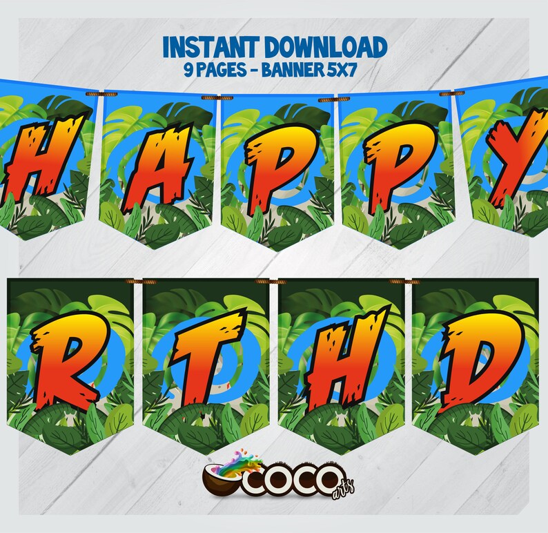 Wild Kratts Happy Birthday Banner. Wild Kratts Banner