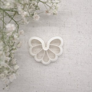 Embossed Floral Spring Polymer Clay Earring Cutter