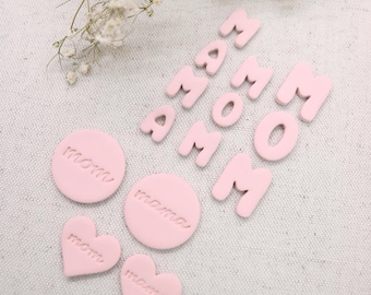 Mother’s Day Cutter Bundle (10 Cutters) Shape Polymer Clay Earring Cutter Set Save 10%