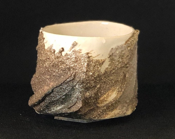 Featured listing image: Guinomi "Moonlit Shore" (Sake Cup)