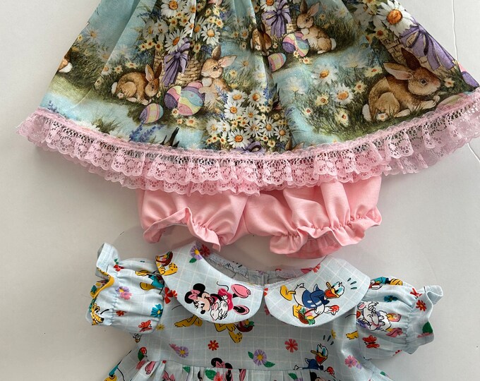Easter Dress and Bloomers for Your Build a Bear Bear or Rabbit and