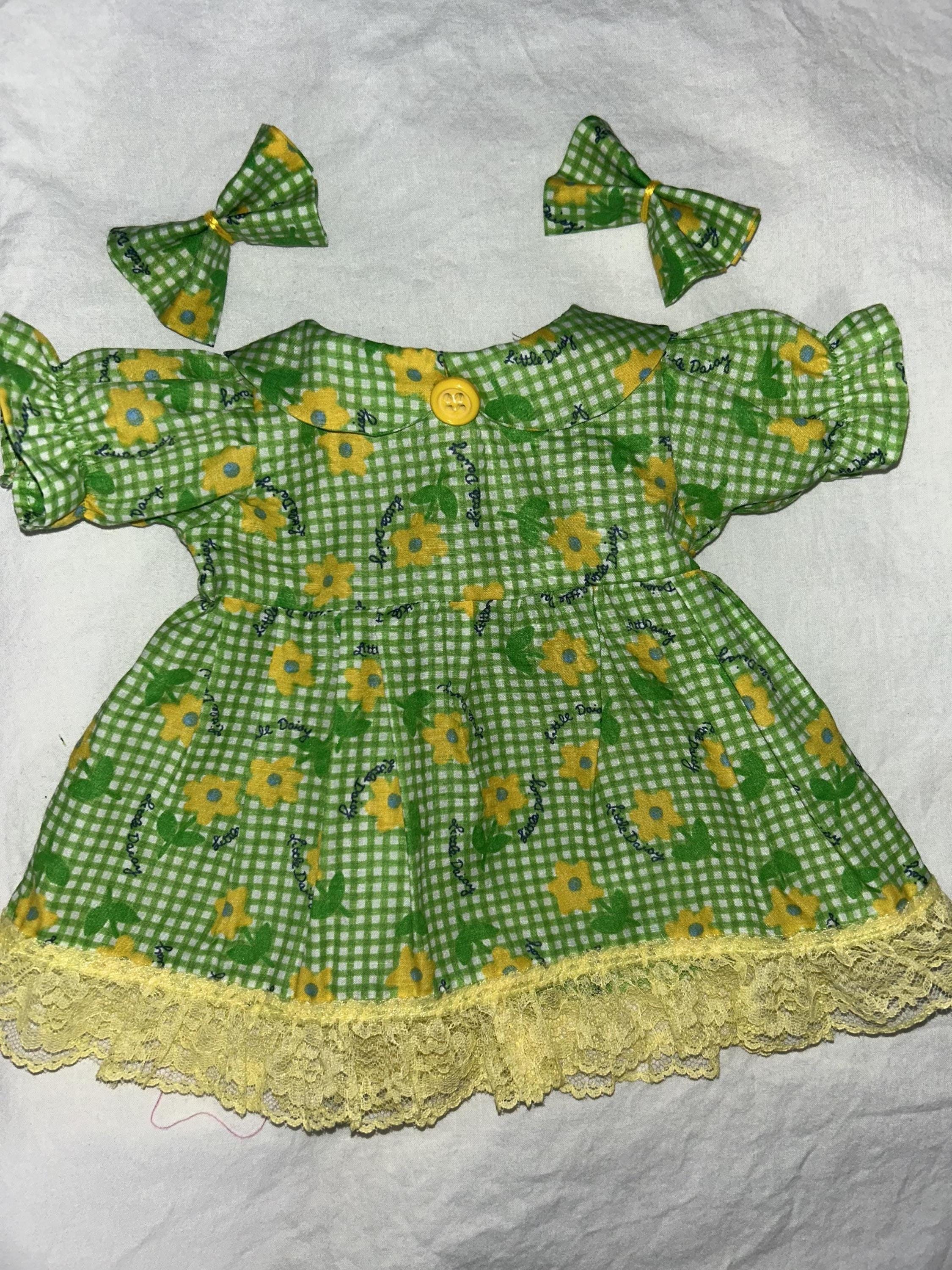 Green Daisy Dress - Etsy