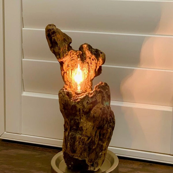 Handcrafted Driftwood Lamp from Lake Logan Martin