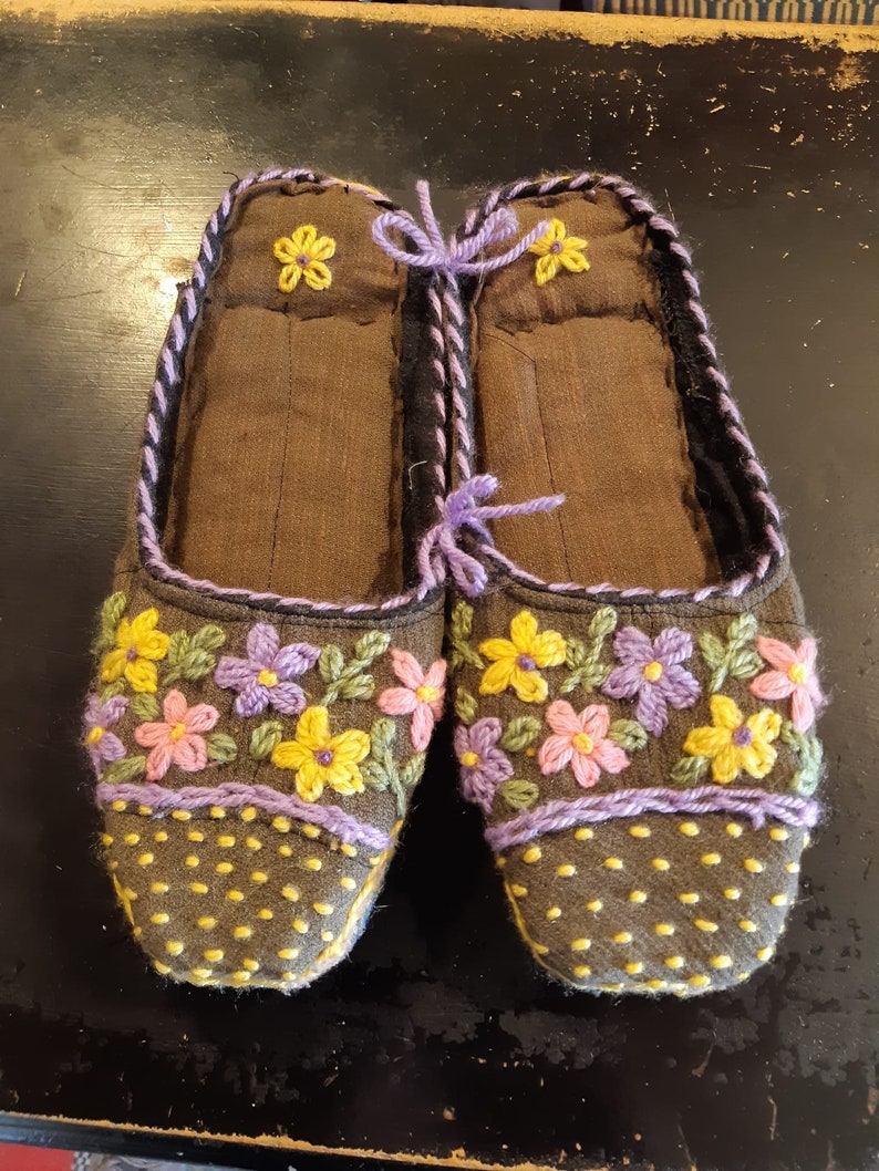 Handmade Sleepers Shoes Chinelos Bordados 38/40 | Etsy