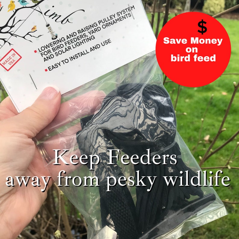 Bear Proof Out on a Limb Pulley System for Hanging Bird Feeders Etsy