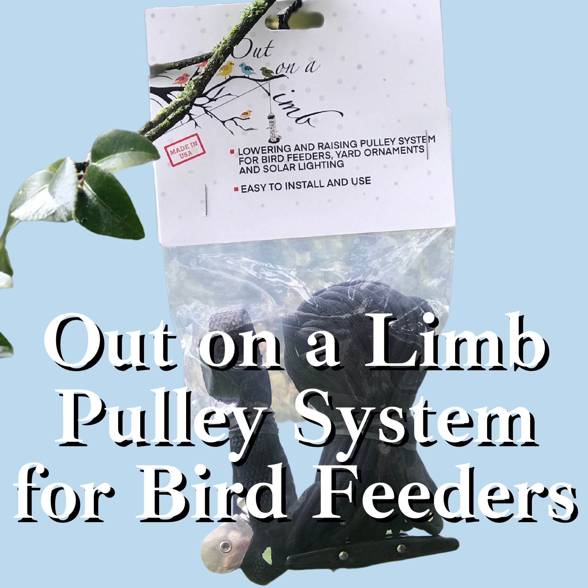 Out on a Limb Lowering and Raising Pulley System for Bird - Etsy