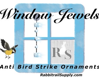 Window Jewels, Anti Bird Strike Ornaments