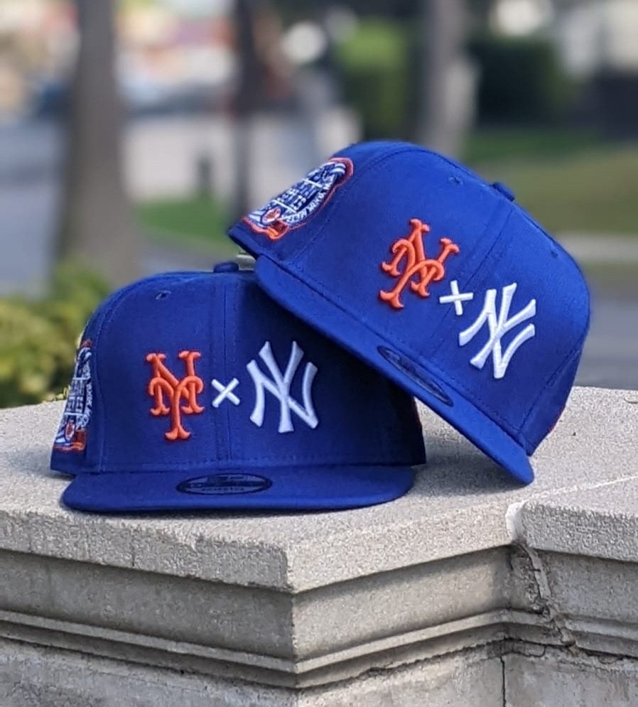 NYC Subway Series Mets Yankees Combo Snapback 