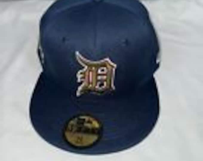 Detroit Tigers 1968 World Series Patched Fitted Hat 7 1/4