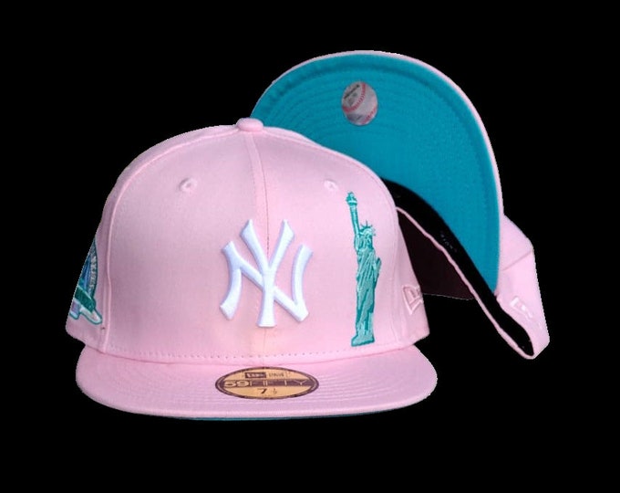 New York Yankees Pink: Statue of Liberty MLB NY Logo