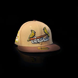 St. Louis Cardinals MLB New Era 1931 World Series 59Fifty Fitted Hat-Camel/Gray 7 3/8