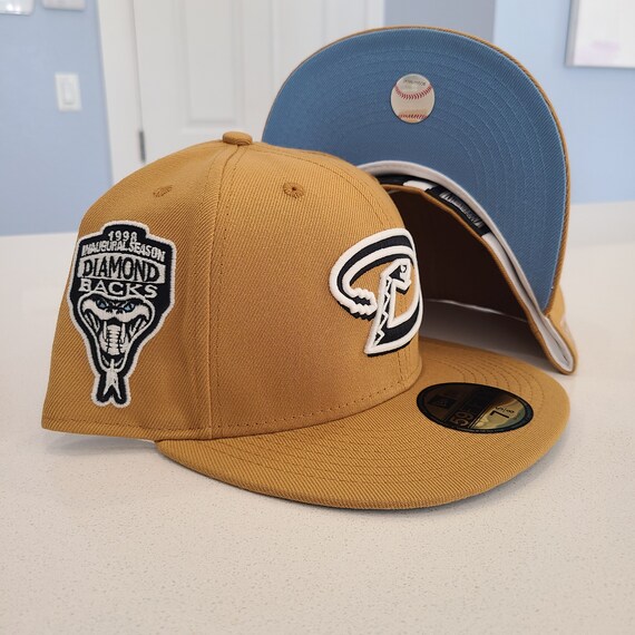 Tan Diamondback Blue UV New Era Fitted 