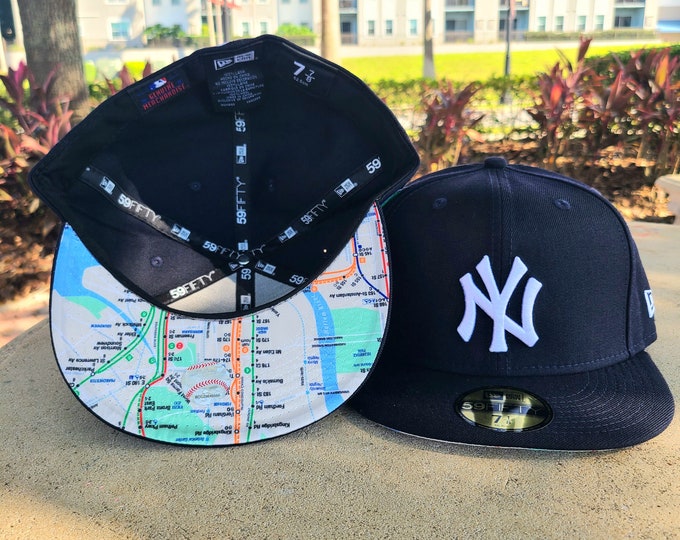 NY Yankees Subway Fitted