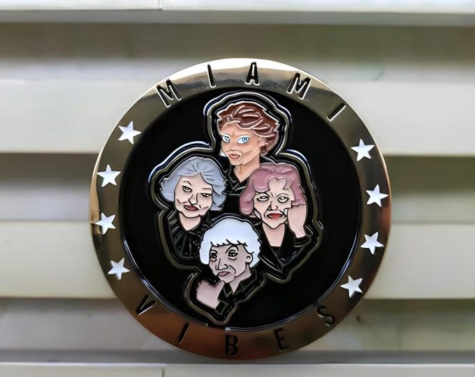 Golden Girls: Double GG's Up Hat Pins