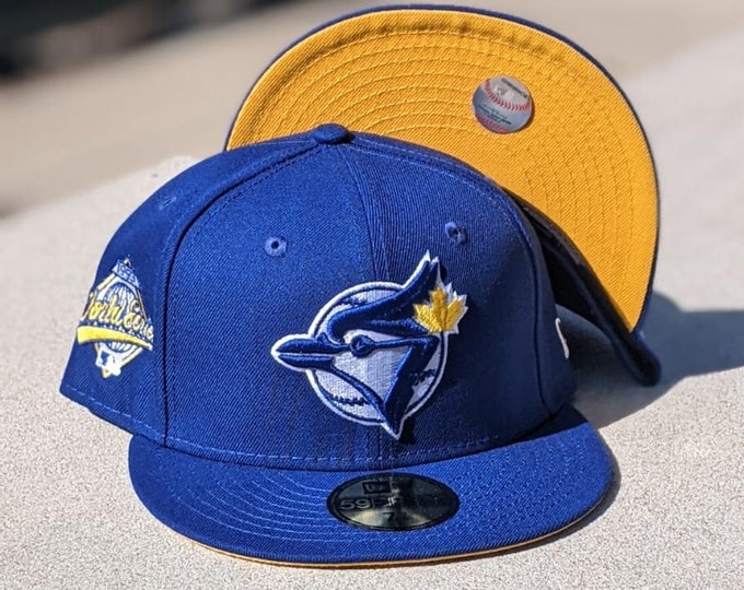 New Era Toronto Blue Jays Fitted Yellow Bottom Royal Blue