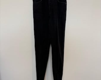 Vintage 90s Levis 900 Series Black Jeans Womens 7 High Rise | Mom Jeans | 1990s High Waisted Denim | Grunge Aesthetic