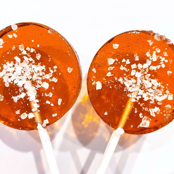 Salted Caramel Lollipops Etsy