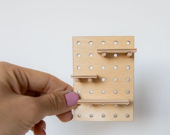 Miniature Pegboard- 1:12 Scale