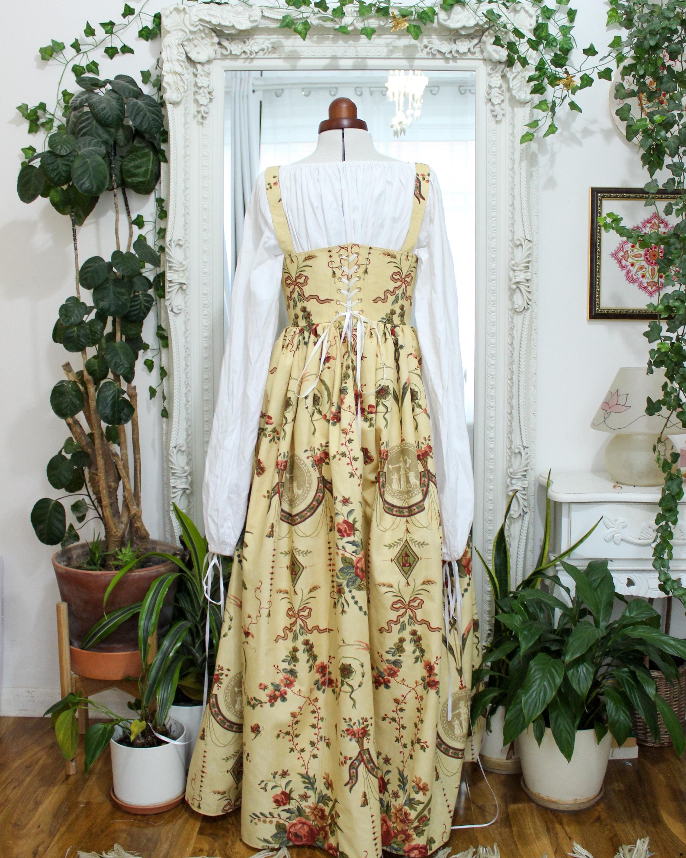 corset dress vintage Victorian Elegance Lace -Vintage Aesthetic Outfit Cream / M Every stitch and seam is imbued with the artisans dedication to beauty and quality Women's Red Fit & Flare