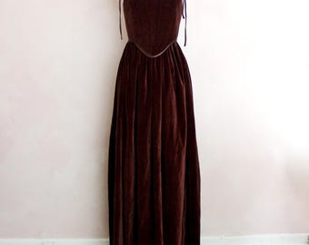 Corset and Skirt Set | Made to Order | Cotton Velvet